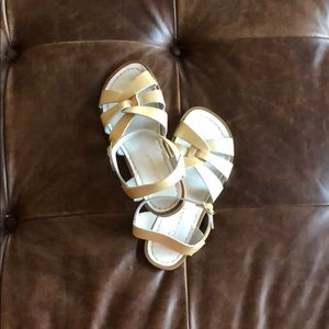 Gold Salt Water sandals